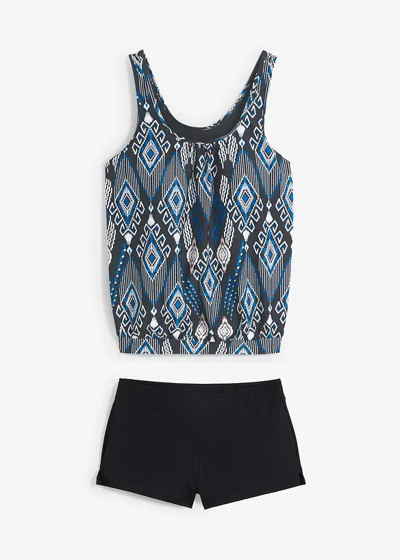Tankini oversize (ens. 2 pces) avec shorty, bonprix