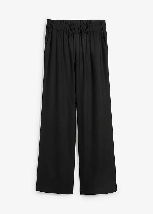 Pantalon palazzo à ceinture élastiquée, bonprix