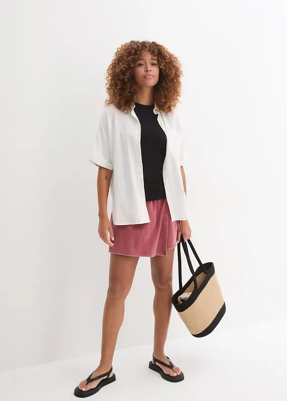 Jupe-short 100% coton, bonprix