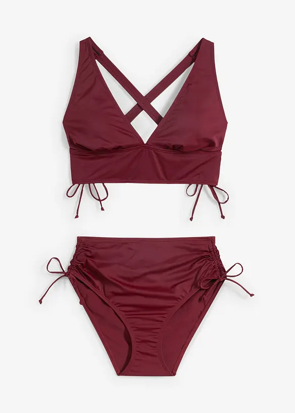 Bikini brassi&egrave;re (ens. 2 pces) &agrave; bretelles crois&eacute;es, bonprix