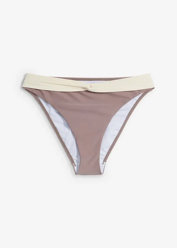 Bas de bikini à détail torsadé, bonprix