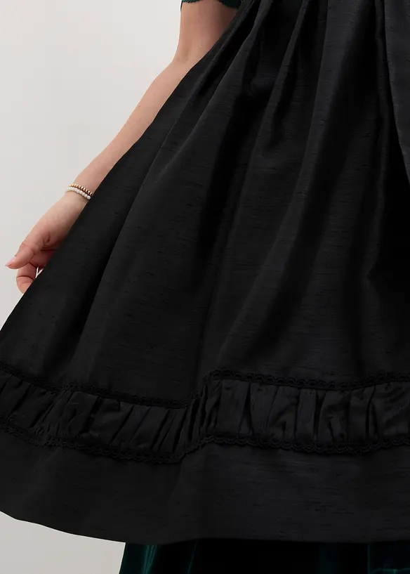 Tablier de dirndl, aspect soie sauvage, bonprix