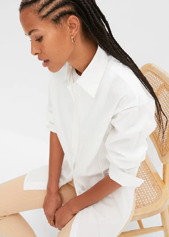 Chemise oversize 100% coton, bonprix