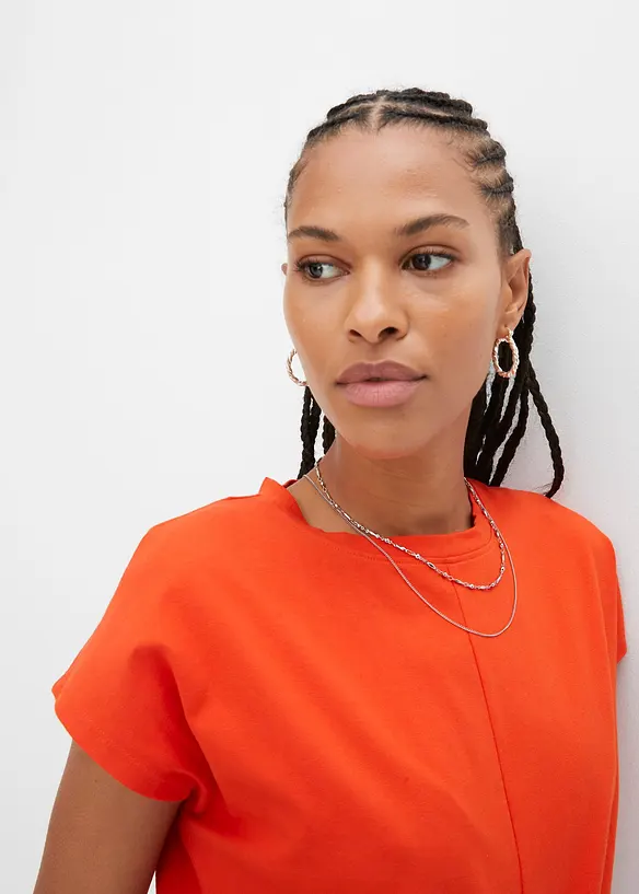 T-shirt court 100% coton, bonprix