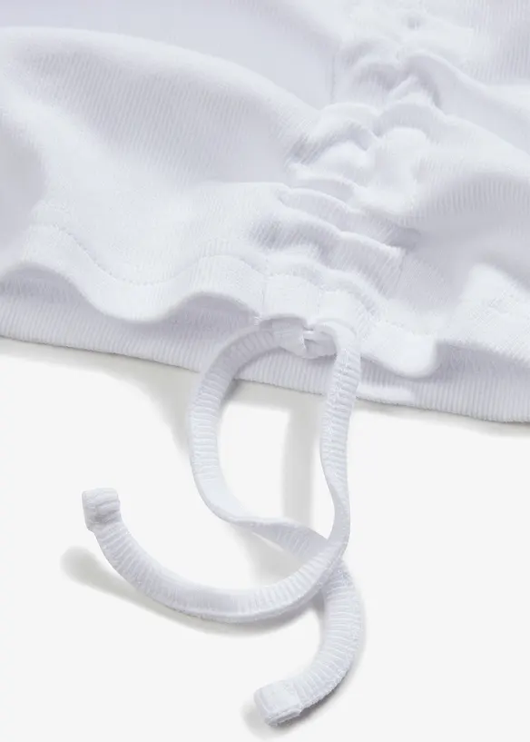 T-shirt côtelé 100% coton, bonprix