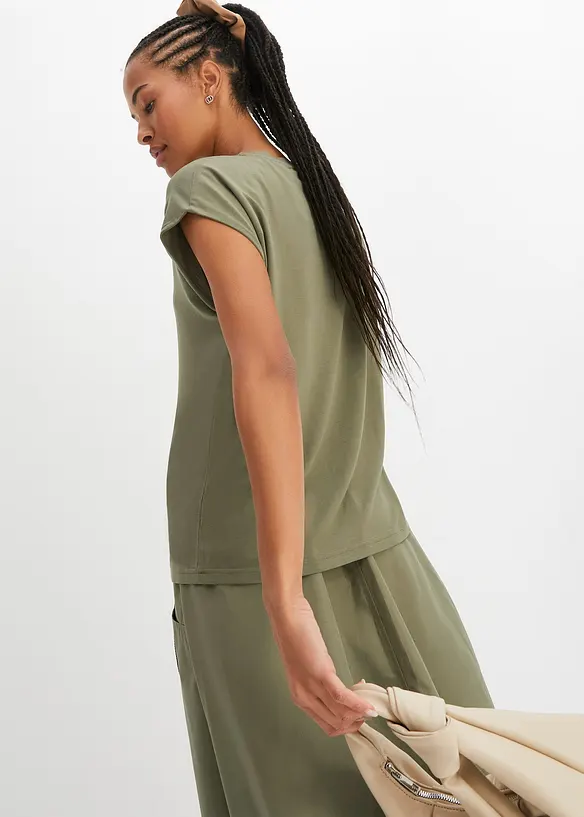 T-shirt en viscose douce, bonprix