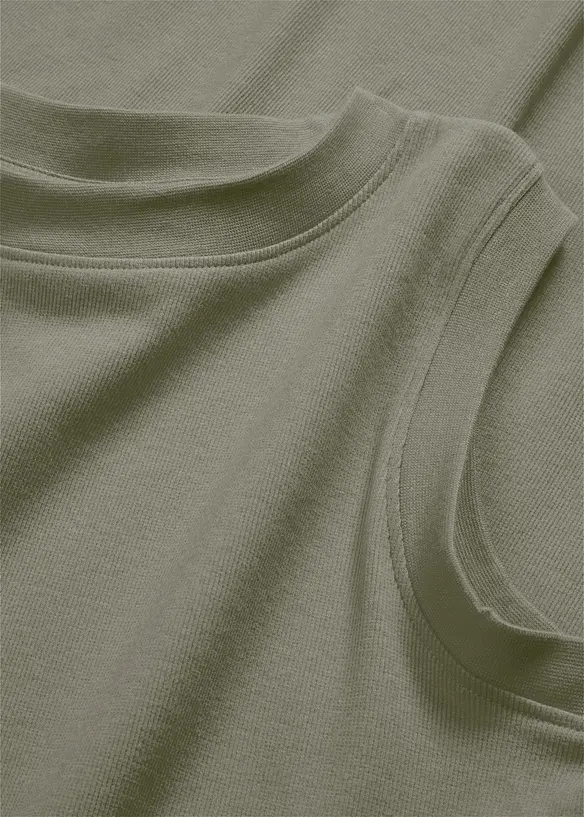 Robe en jersey coton extensible, bonprix