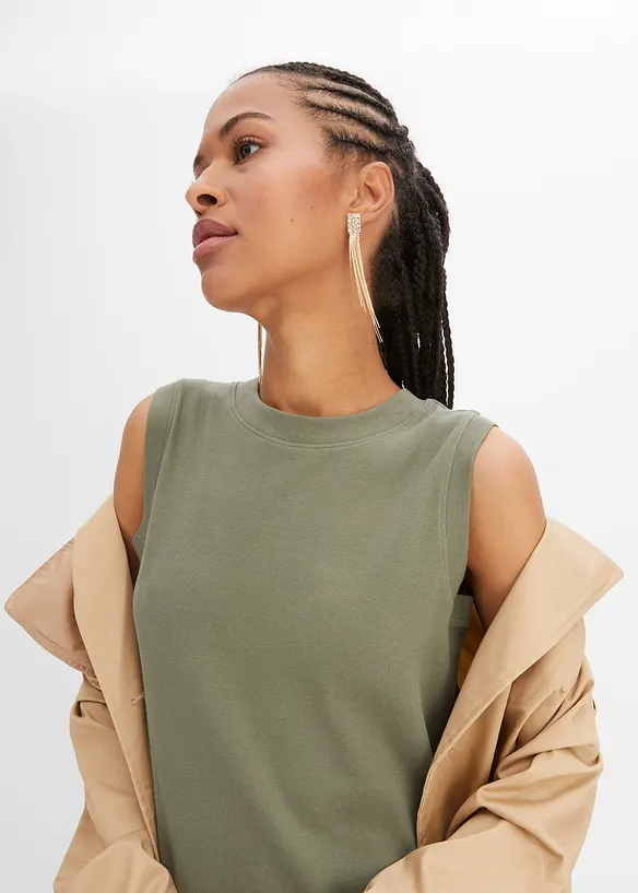 Robe en jersey coton extensible, bonprix