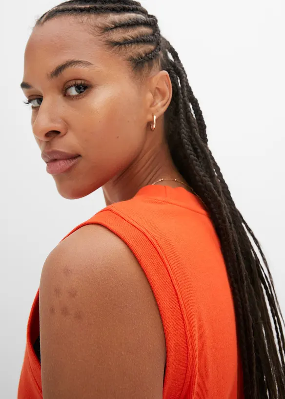 Robe en jersey coton extensible, bonprix