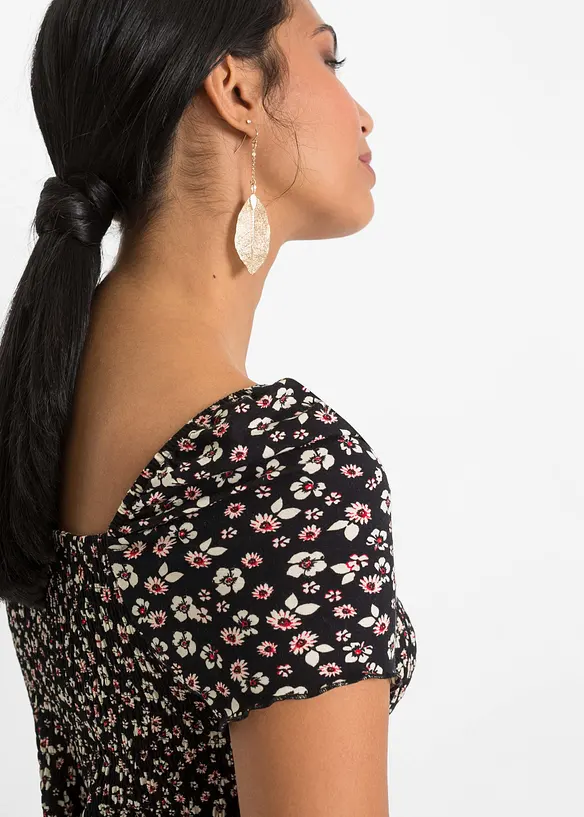 Robe longue en viscose extensible, bonprix