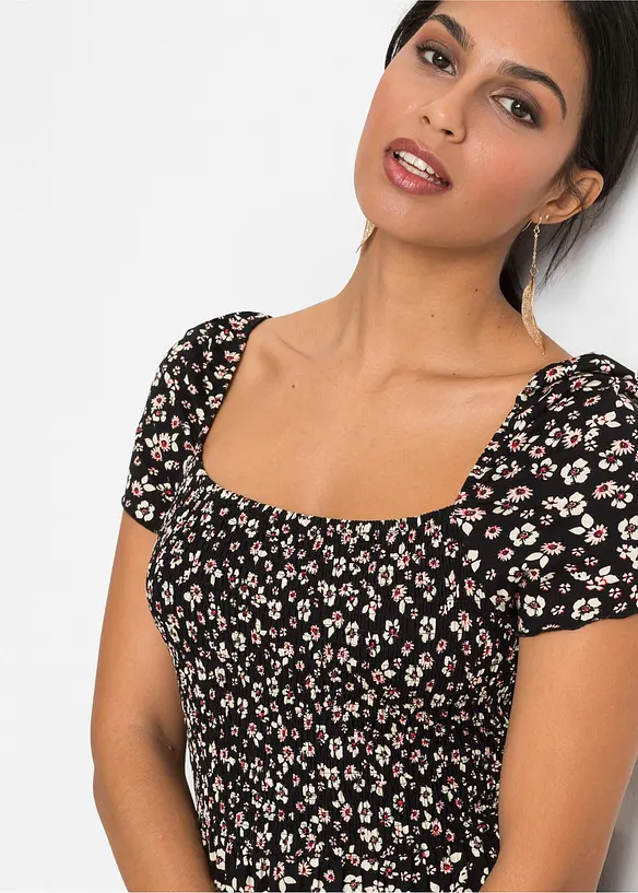 Robe longue en viscose extensible, bonprix