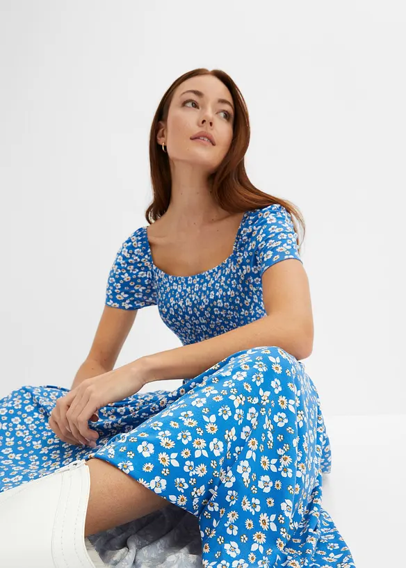 Robe longue en viscose extensible, bonprix