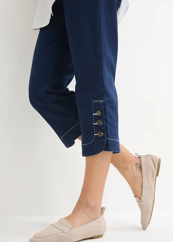 Jean corsaire, taille mi-haute, bonprix