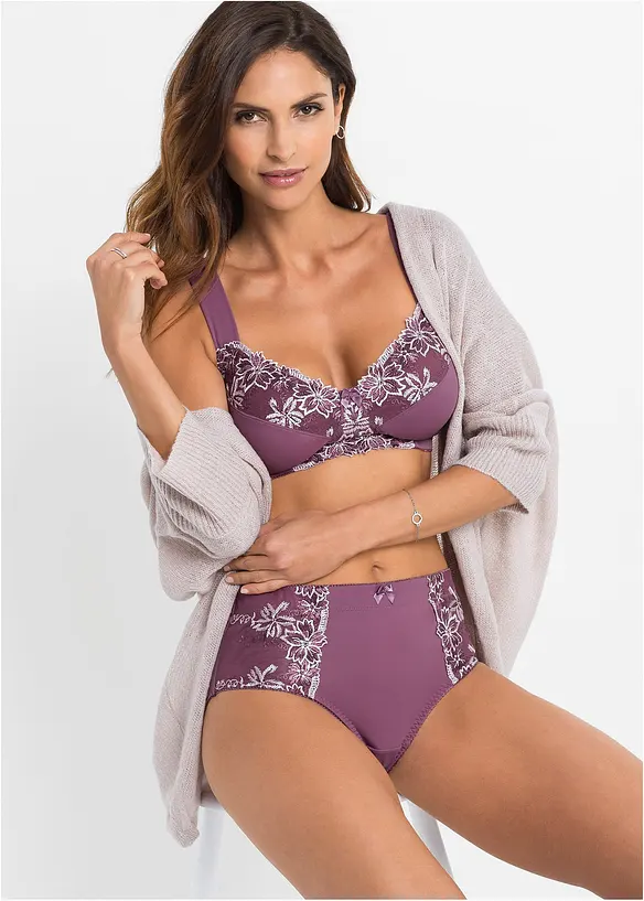 Lot de 2 soutiens-gorge sans armatures à bretelles rembourrées, bonprix