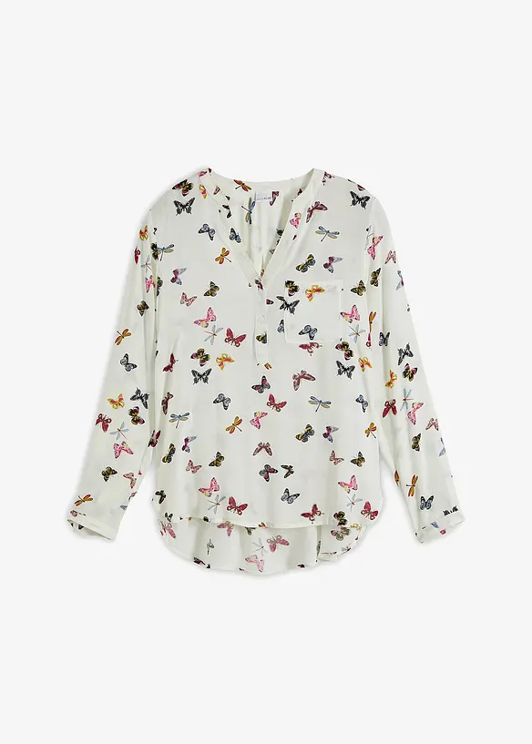 Blouse ample en viscose fluide, bonprix