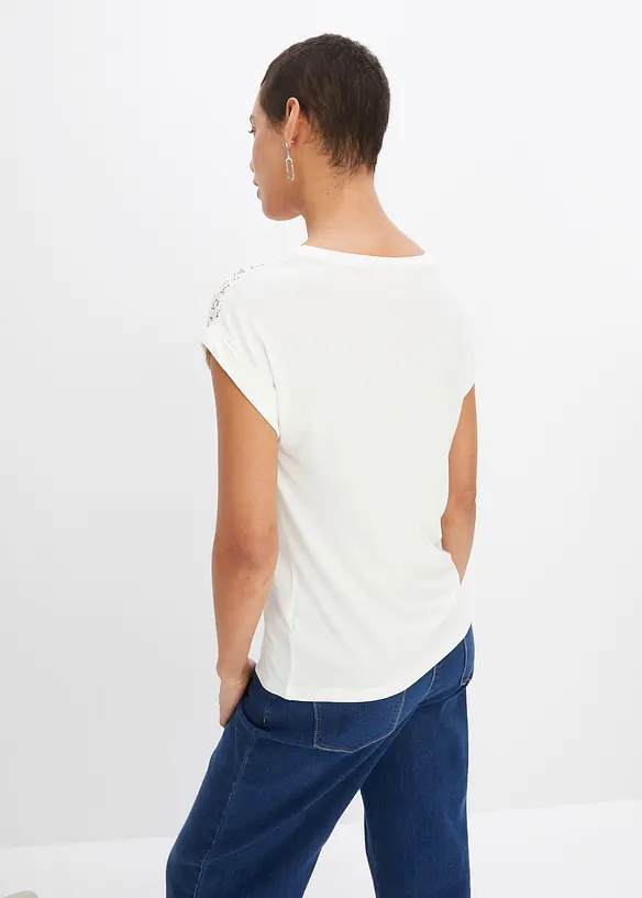 T-shirt à dentelle, bonprix