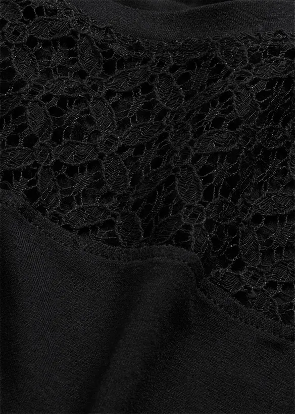 T-shirt à dentelle, bonprix