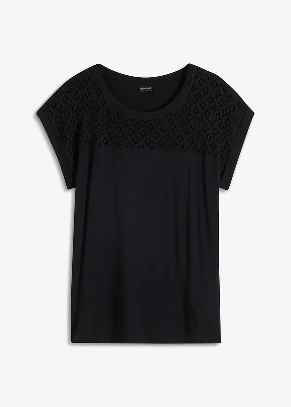 T-shirt à dentelle, bonprix