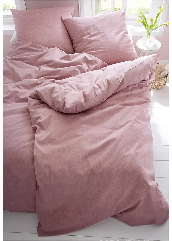 Parure de lit aspect lin, bonprix