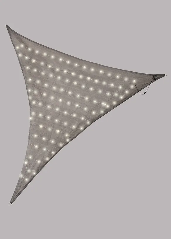 Voile d&rsquo;ombrage LED solaire, bonprix