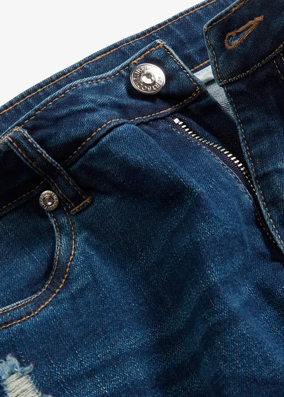 Jean skinny taille basse, raccourci, bonprix