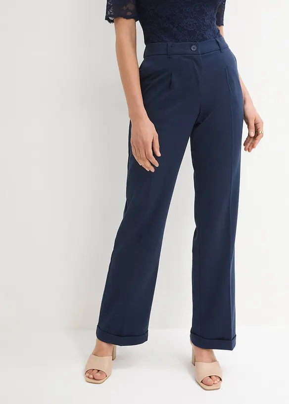 Pantalon large à pinces, bonprix