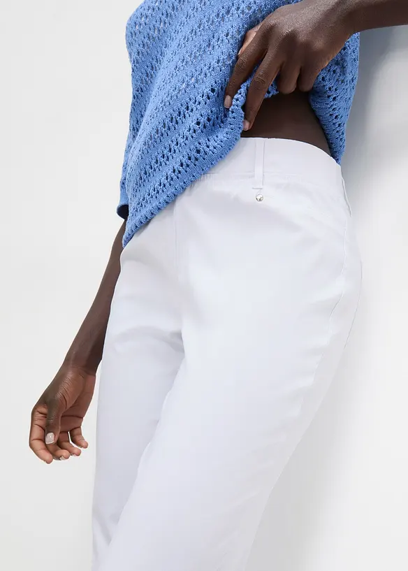 Pantalon extensible &agrave; taille &eacute;lastiqu&eacute;e, bonprix