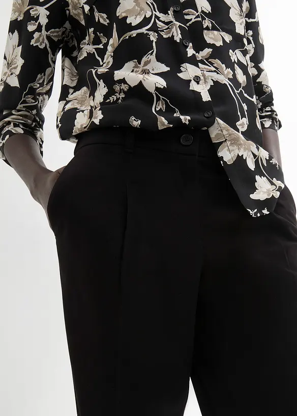 Pantalon large à pinces, bonprix