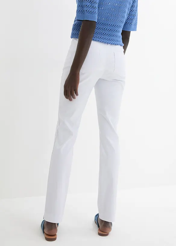 Pantalon extensible &agrave; taille &eacute;lastiqu&eacute;e, bonprix