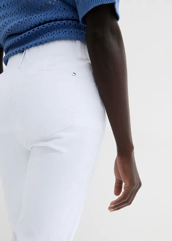 Pantalon extensible &agrave; taille &eacute;lastiqu&eacute;e, bonprix