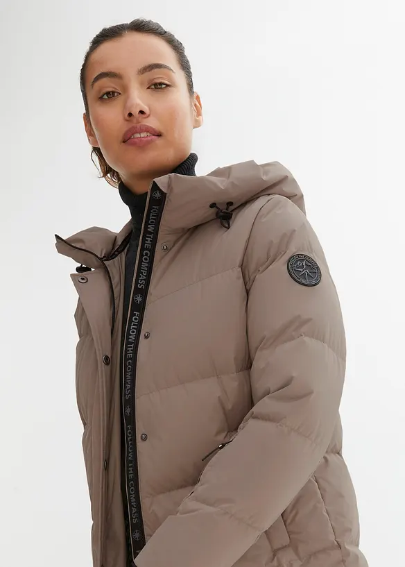 Doudoune imperméable à doublure imprimée, bonprix