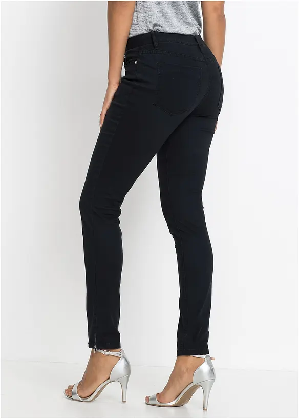 Jean skinny taille mi-haute, raccourci, bonprix