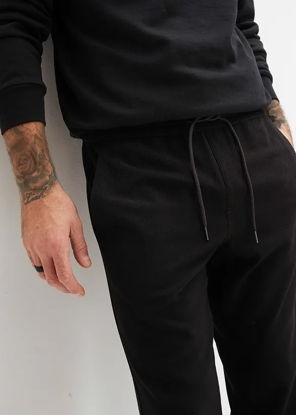 Chino extensible à taille élastiquée, droit et ample, bonprix