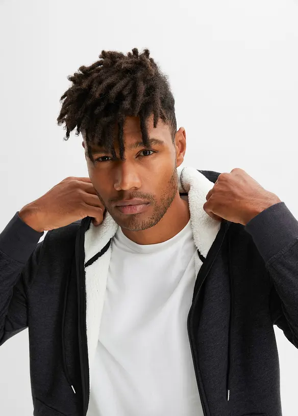 Gilet thermique en molleton doublé sherpa, bonprix