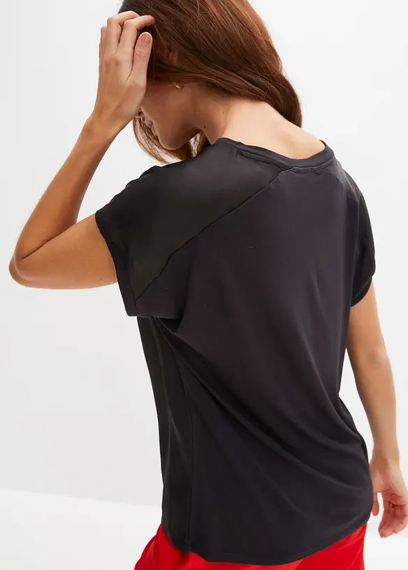 T-shirt en viscose mélangée, bonprix
