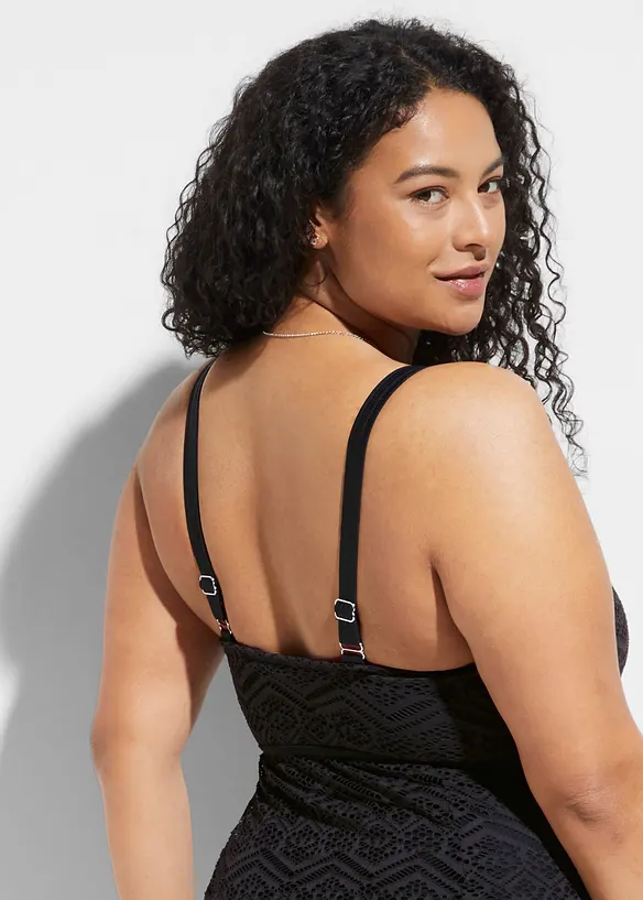 Robe de bain avec dentelle, bonprix