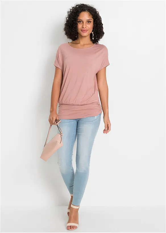 T-shirt doux en viscose extensible, bonprix