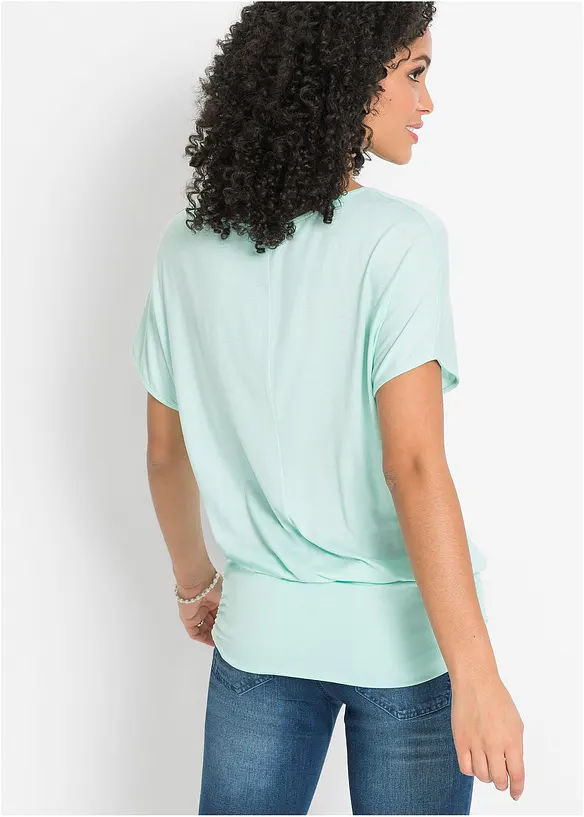 T-shirt doux en viscose extensible, bonprix