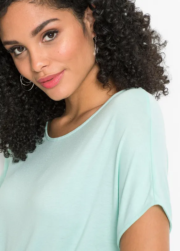 T-shirt doux en viscose extensible, bonprix