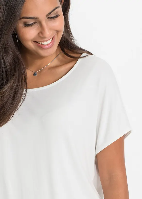 T-shirt doux en viscose extensible, bonprix