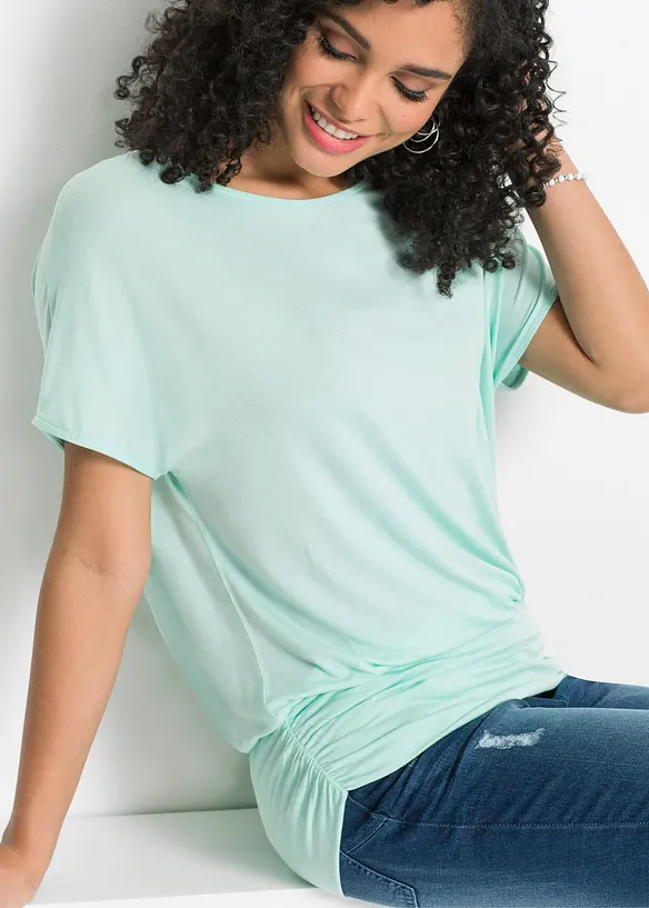 T-shirt doux en viscose extensible, bonprix