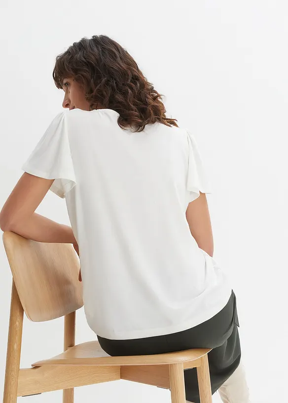 T-shirt boutonné, bonprix