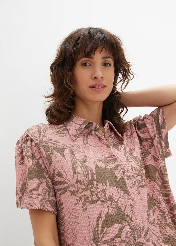 Robe polo en jersey, bonprix