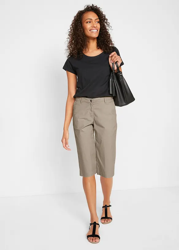 Bermuda long à taille élastiquée, bonprix