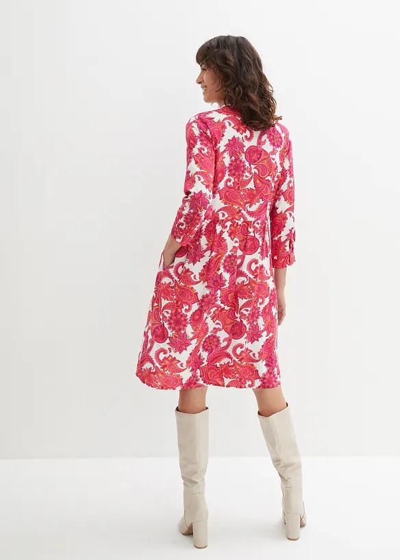 Robe-chemise en viscose fluide, bonprix