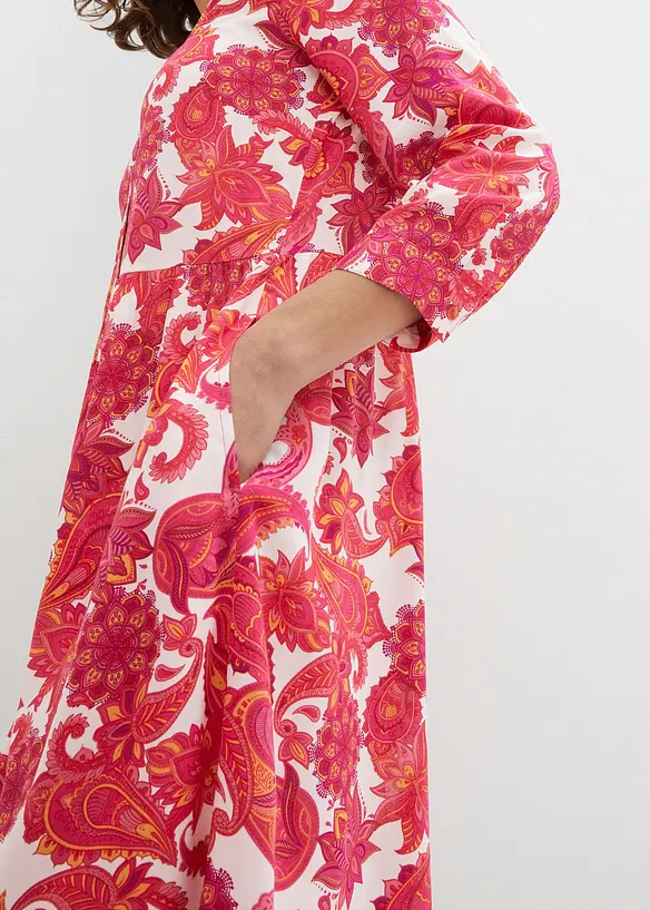 Robe-chemise en viscose fluide, bonprix