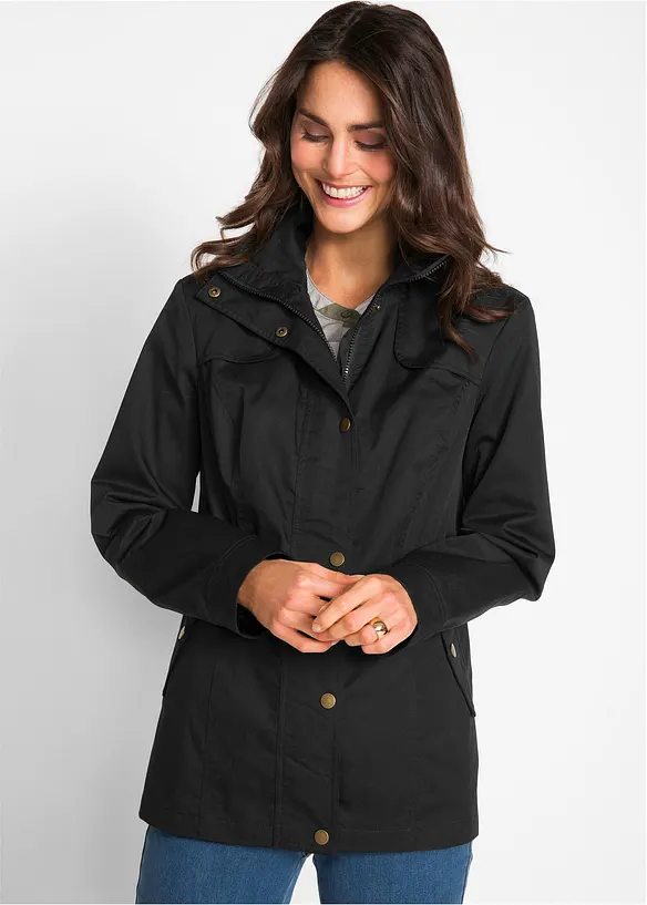 Veste &agrave; col montant, bonprix