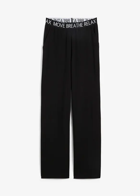 Pantalon de sport avec taille élastiquée, bonprix