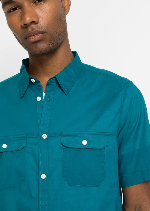 Chemise manches courtes 100% coton, bonprix