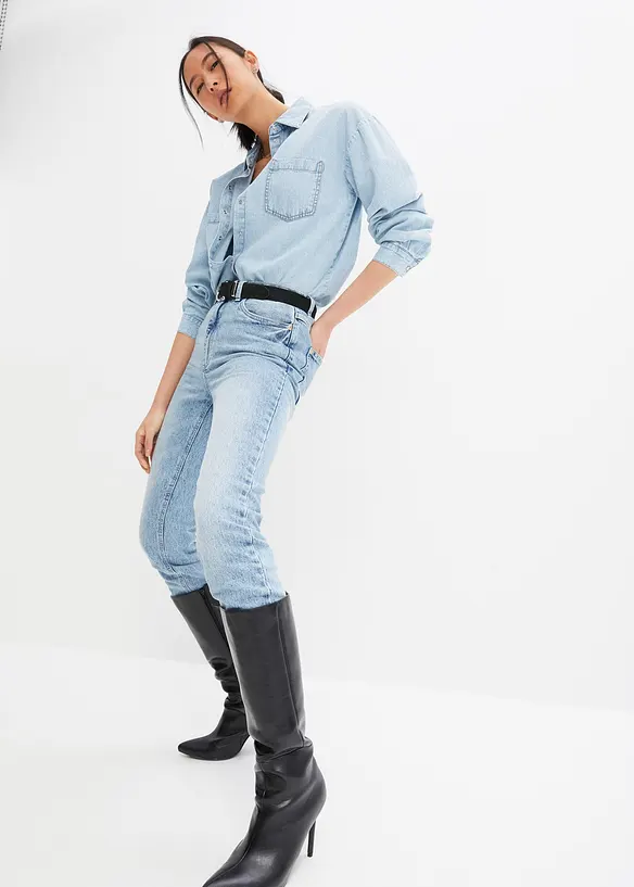 Chemise en jean oversize, bonprix